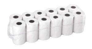 Rotoli carta termica per POS, 12 pz - 55 g/m&sup2; - 57 mm x 15 m