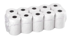Rotoli carta termica per POS, 10 pz - 55 g/m&sup2; - 57 mm x 18 m