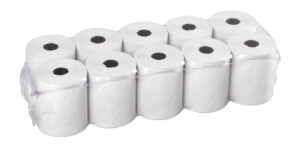 Rotoli carta termica per registratori di cassa, 10 pz - 55 g/m&sup2; - 57 mm x 30 m