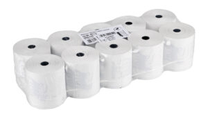 Enilive, Rotoli carta termica per registratori di cassa, 10 pz - 55 g/m&sup2; - 80 mm x 80 m