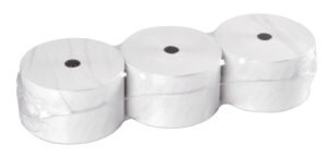 Rotoli carta termica per colonnine aree di servizio, 3 pz - 55 g/m&sup2; - 57 mm x 130 m