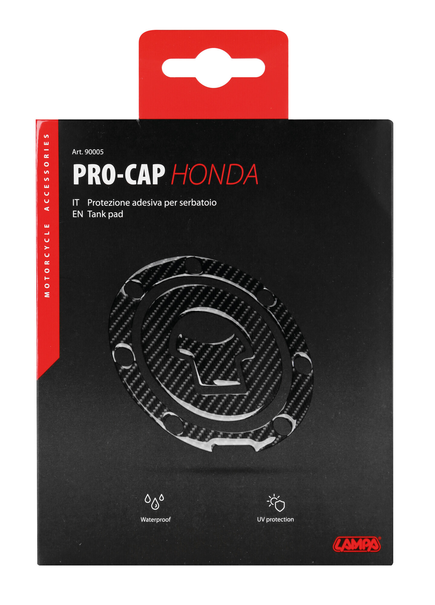 Copertura tappo carburante - Carbon - compatibile per - Honda (7 fori) - immagine 2