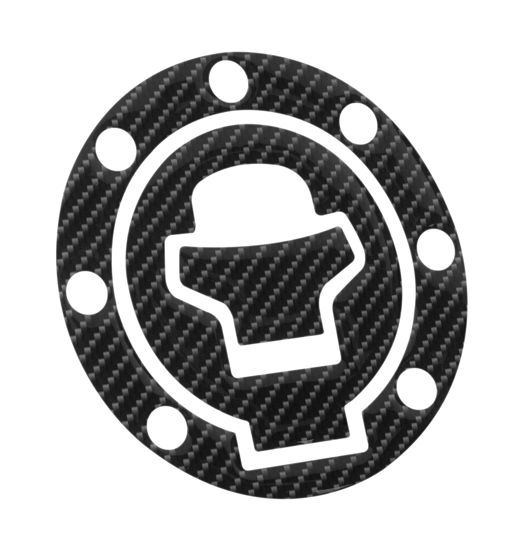 Copertura tappo carburante - Carbon - compatibile per - Suzuki (7 fori)