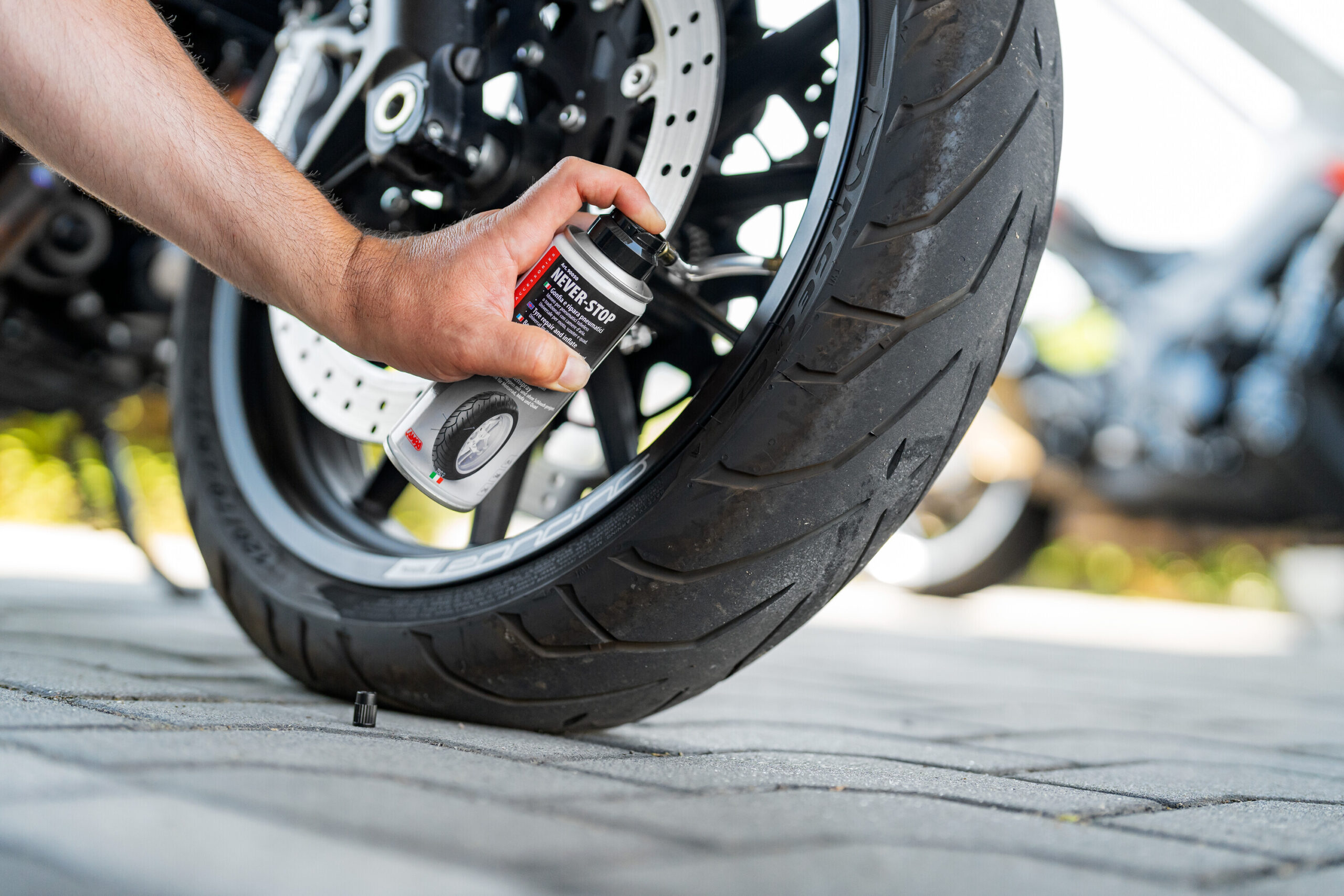Never Stop, gonfia e ripara pneumatici - 200 ml - immagine 3