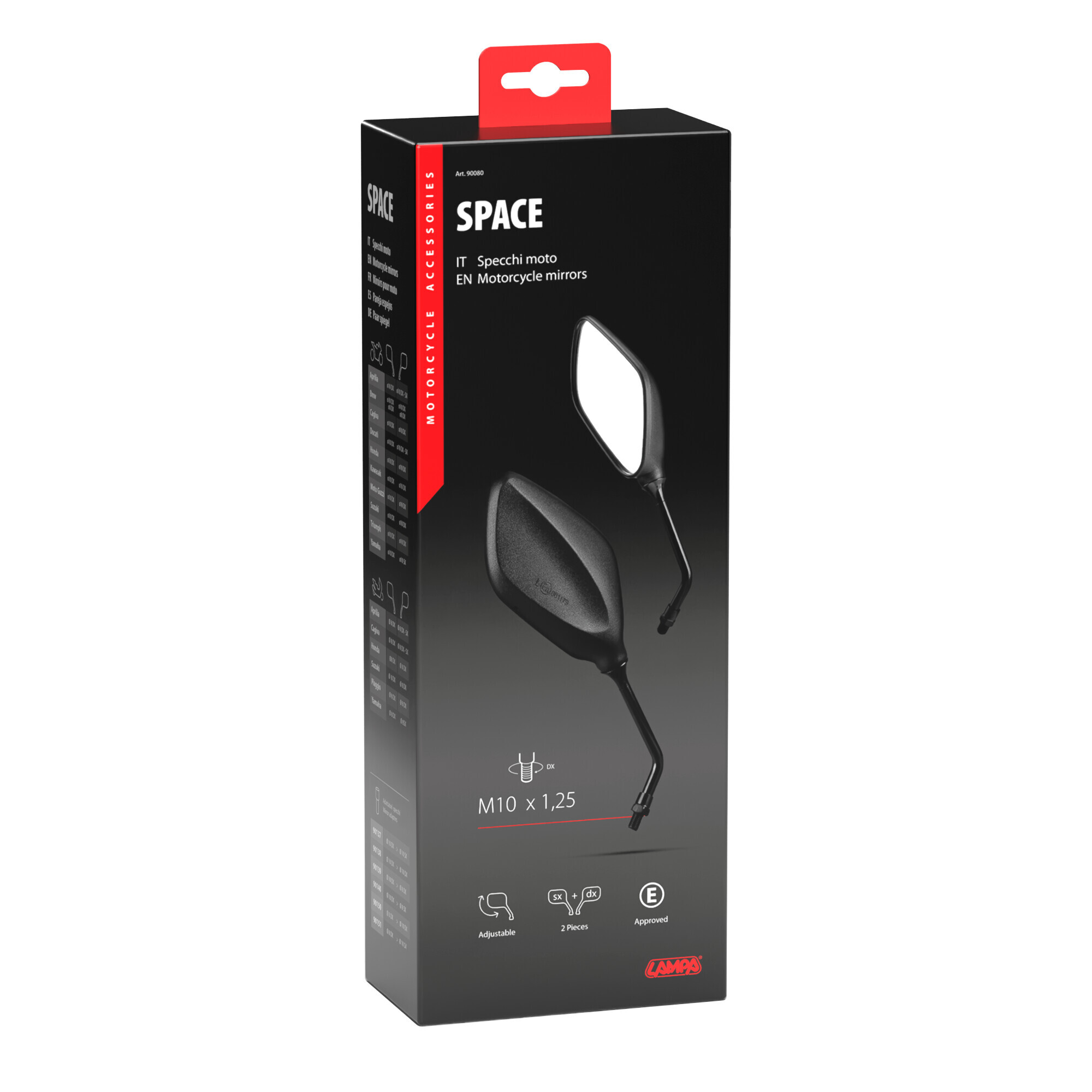 Space, coppia specchi retrovisori - immagine 3