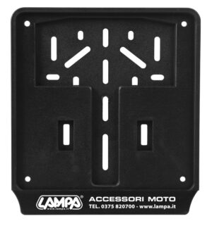 Portatarga personalizzato universale per motocicli - Stampa 1 colore - Confezione da 300 pezzi