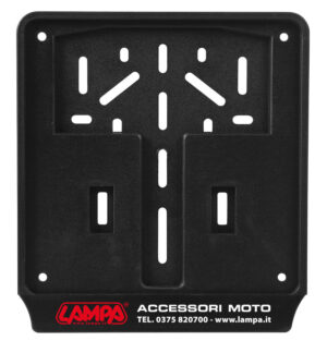 Portatarga personalizzato universale per motocicli - Stampa 2 colori - Confezione da 300 pezzi