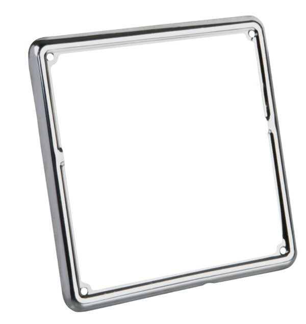 Cornice targa in acciaio inox