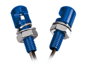 Set 2 viti con Led a luce blu - Blu