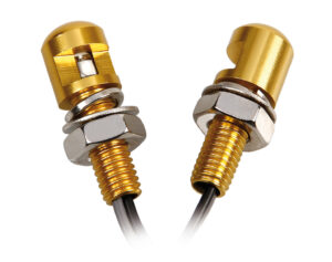 Set 2 viti con Led a luce bianca - Oro