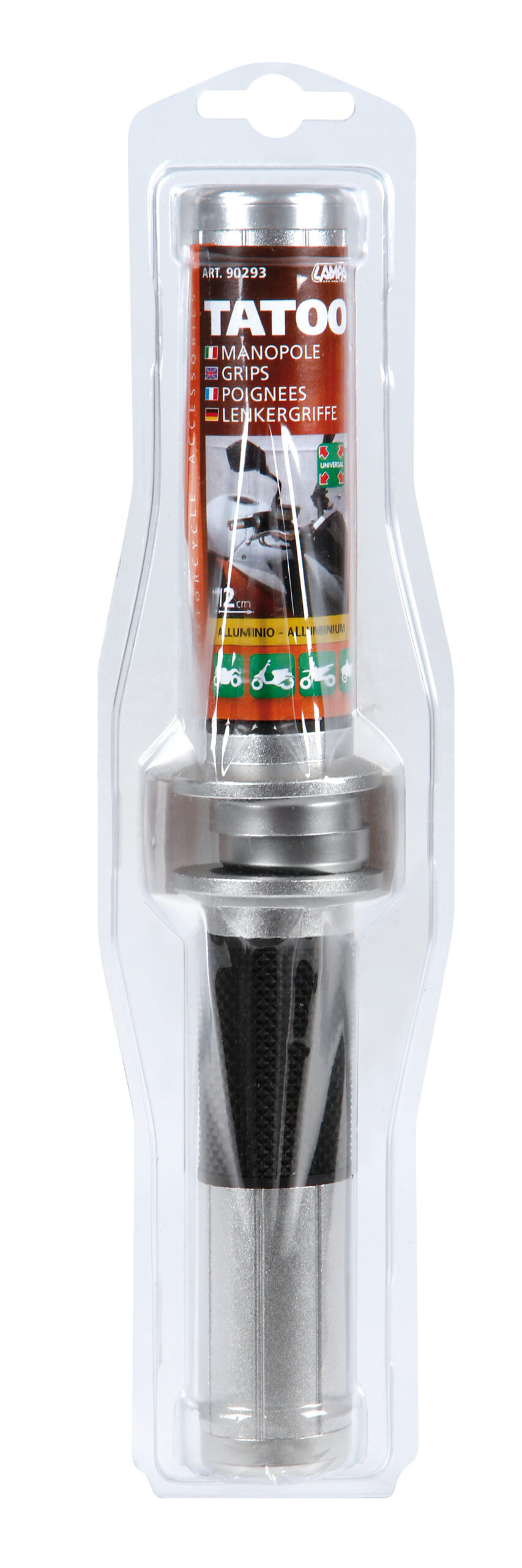 Tatoo, manopole in gomma e alluminio 2 Tatoo, manopole in gomma e alluminio - immagine 2