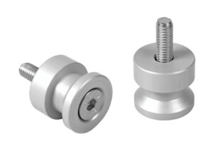 Coppia supporti cavalletto - M10x1,50 mm - Alluminio