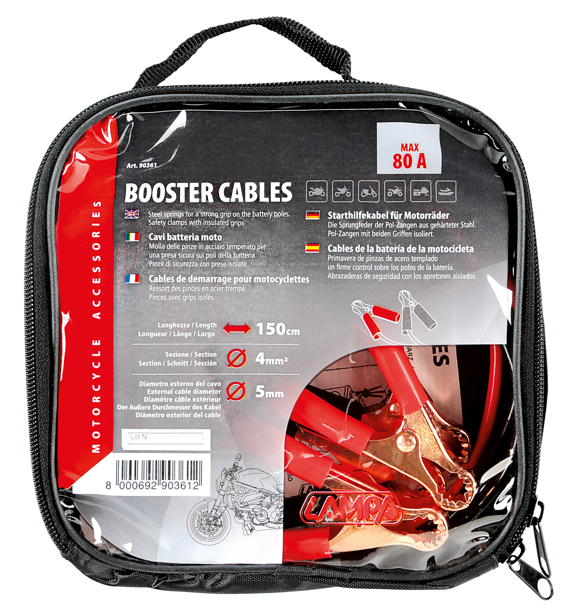 Cavi batteria moto - immagine 2