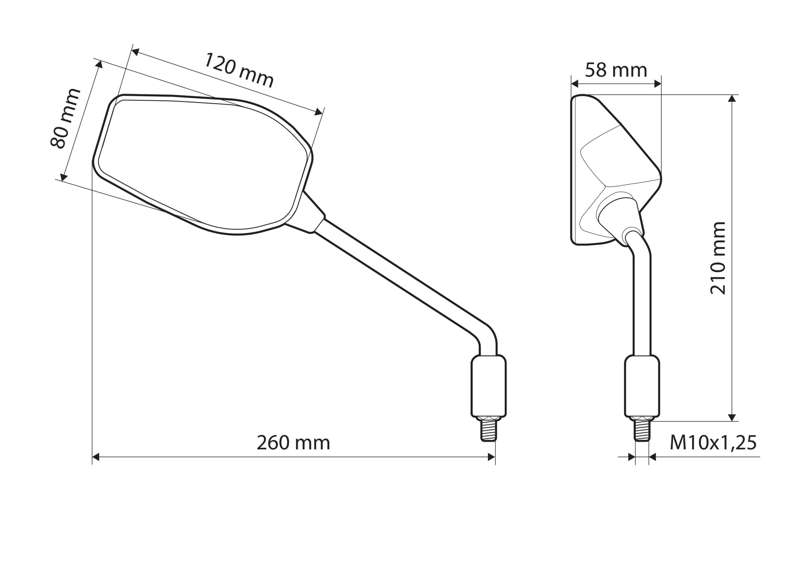 Fender, coppia specchi retrovisori - immagine 5