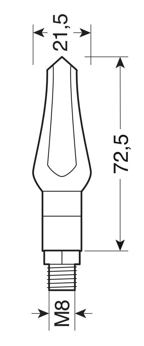 Zephyr, indicatori direzione a Led - 12V LED - immagine 5