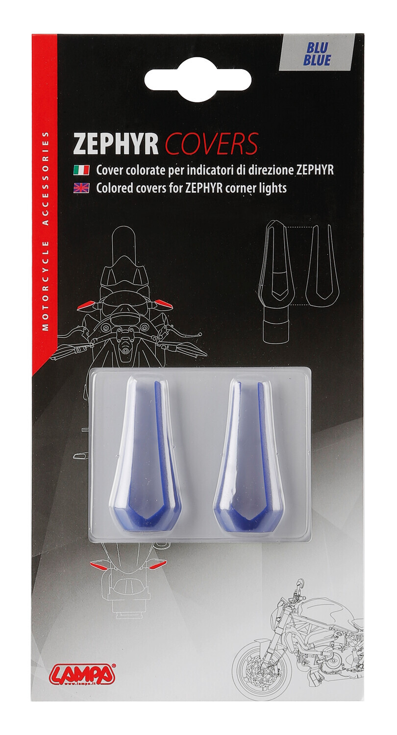 Cover colorate per indicatori di direzione Zephyr, 2 pz - Blu - immagine 3