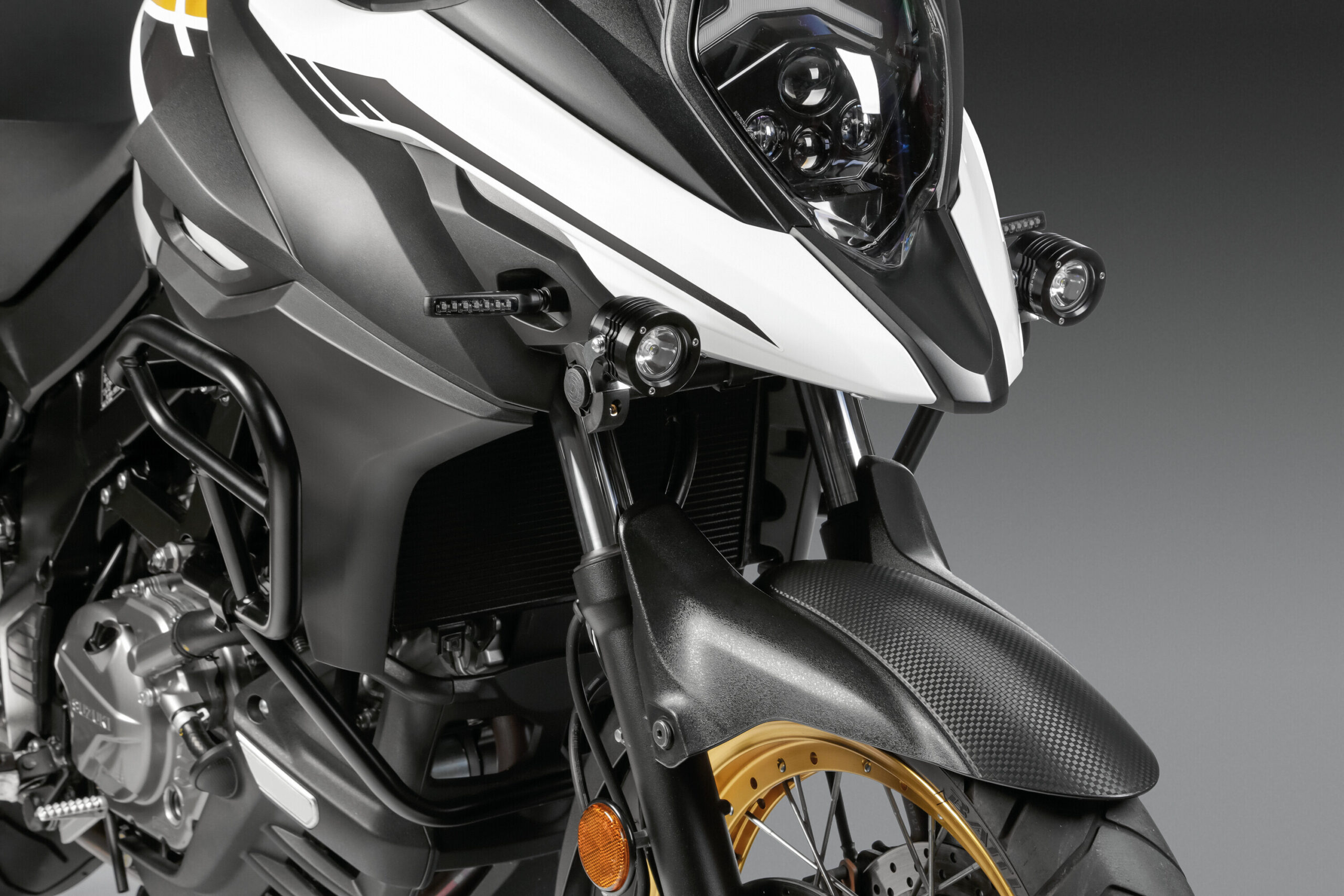 O-Lux, coppia fari ausiliari a led, 12V - Nero - immagine 3