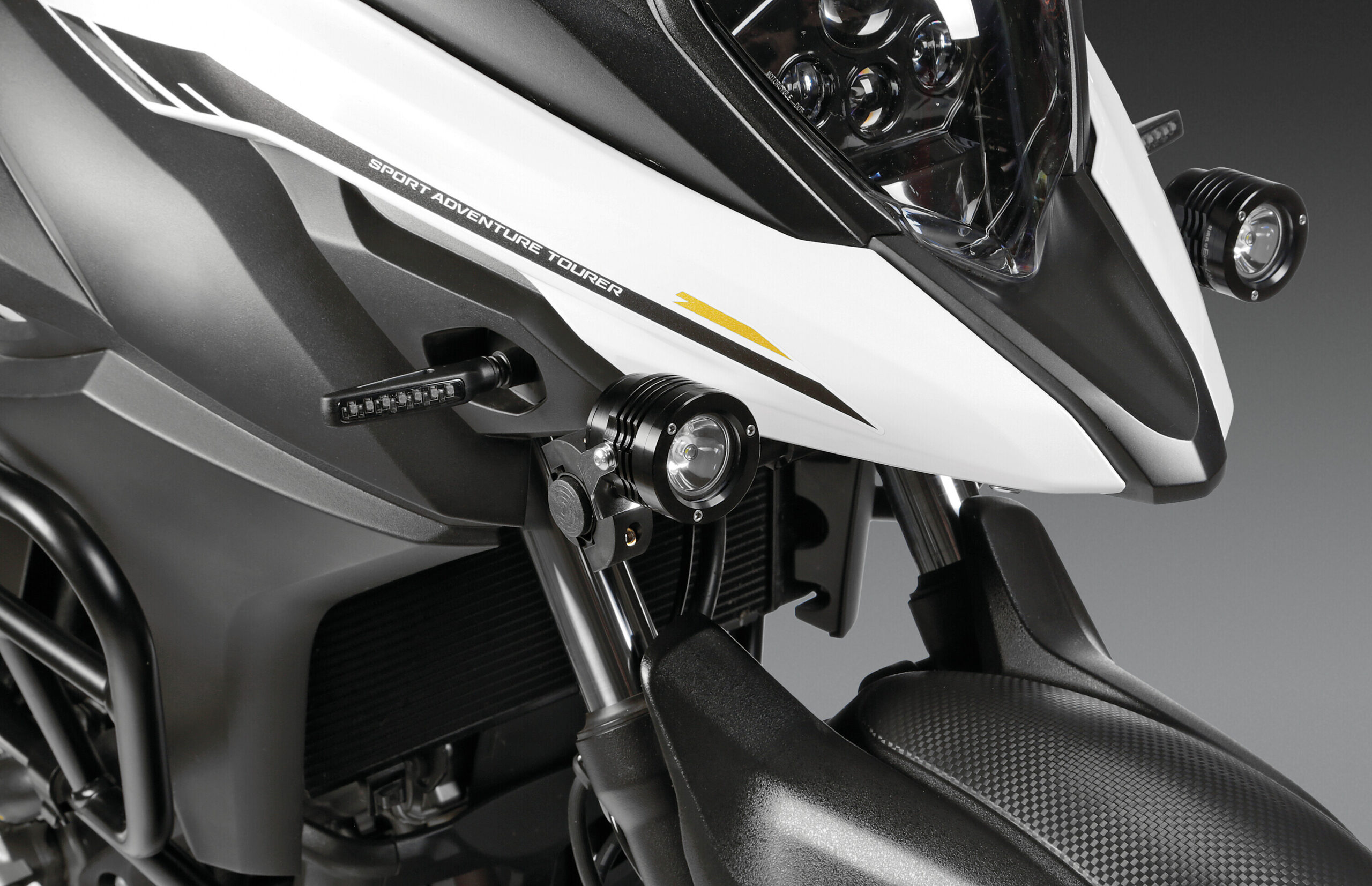 O-Lux, coppia fari ausiliari a led, 12V - Nero - immagine 4