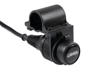 Presa corrente standard per fissaggio a manubrio - 12V - 12A max