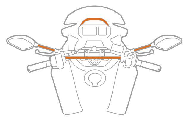 Titan Bar Orbit, supporto a braccio snodato con attacco per specchietti e traversini - immagine 13
