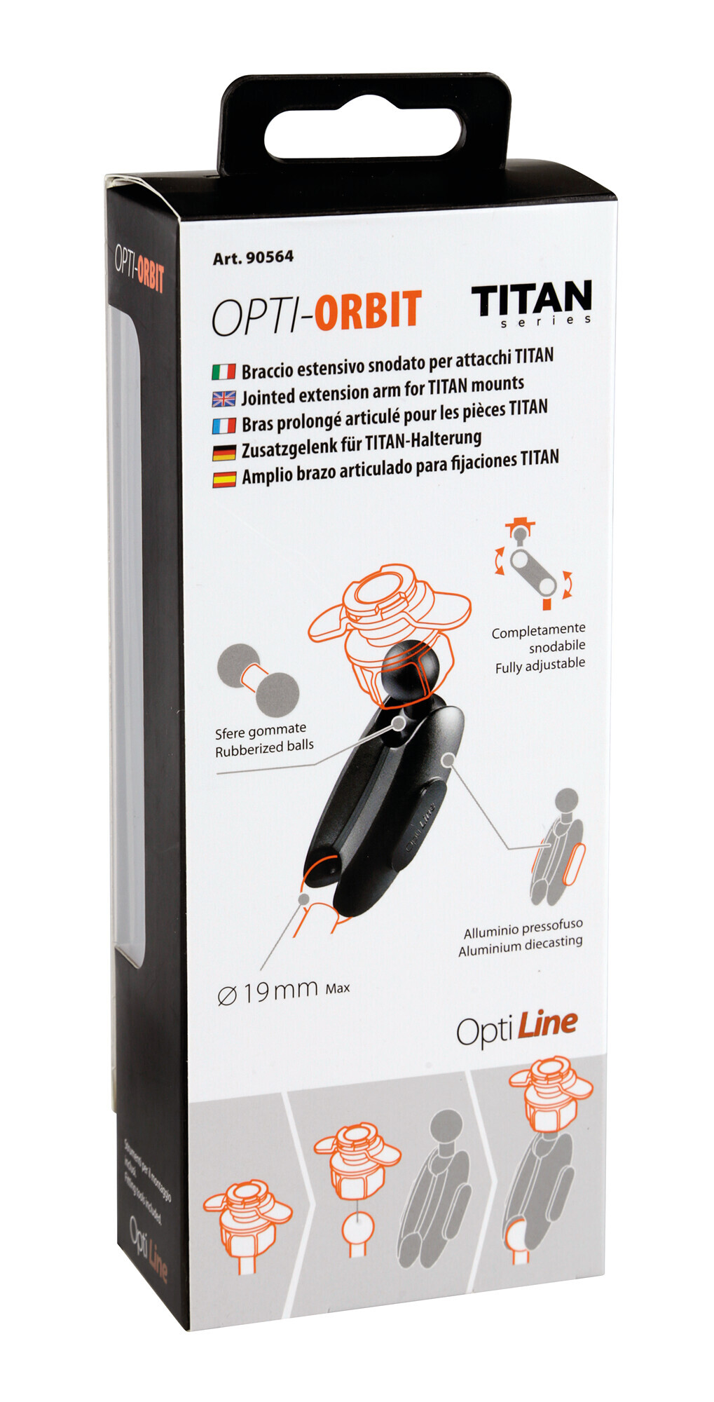 Titan Orbit, braccio estensivo snodato per supporti Titan 9 Titan Orbit, braccio estensivo snodato per supporti Titan - immagine 9