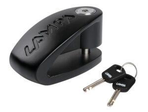 Stone XL, lucchetto bloccadisco - Perno Ø 10 mm - Nero