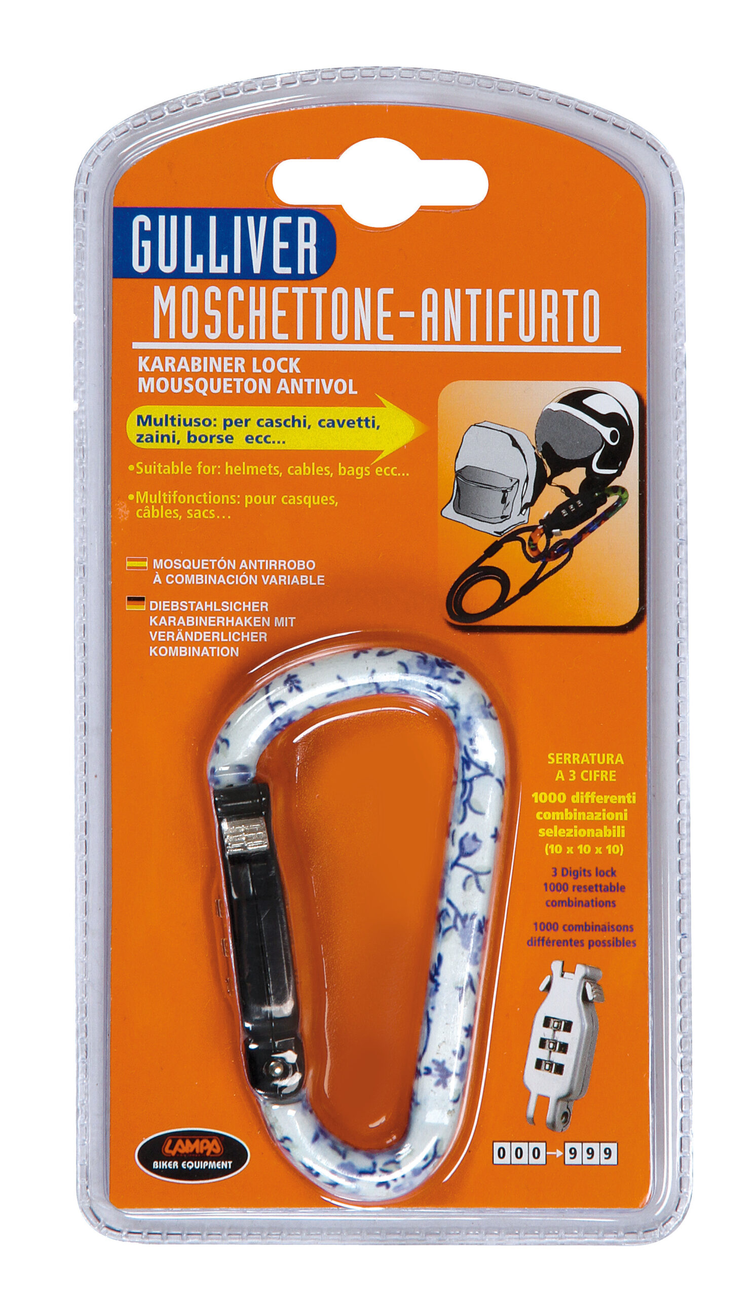 Gulliver, moschettone-antifurto - Floral - immagine 2