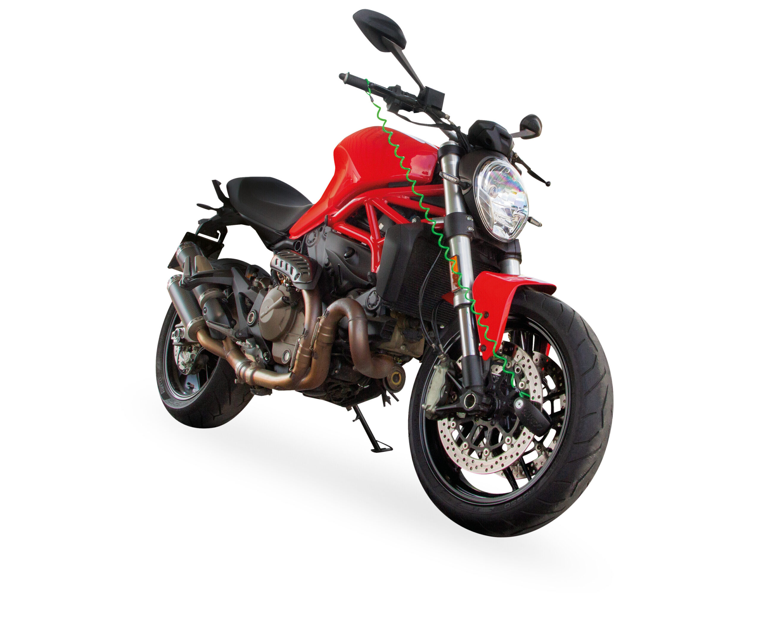 Reminder, cavetto di sicurezza a spirale - Arancio - immagine 3