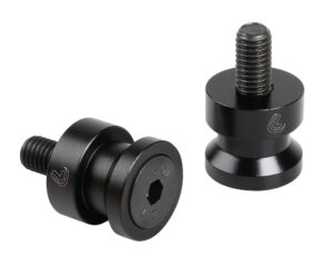 Coppia supporti cavalletto - M8x1,25 mm - Nero