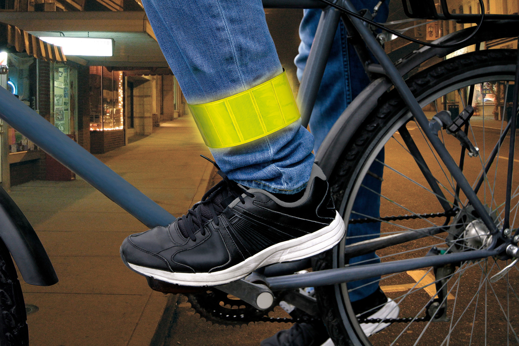 Fluoband 2, fascia riflettente - Giallo 3 Fluoband 2, fascia riflettente - Giallo - immagine 3