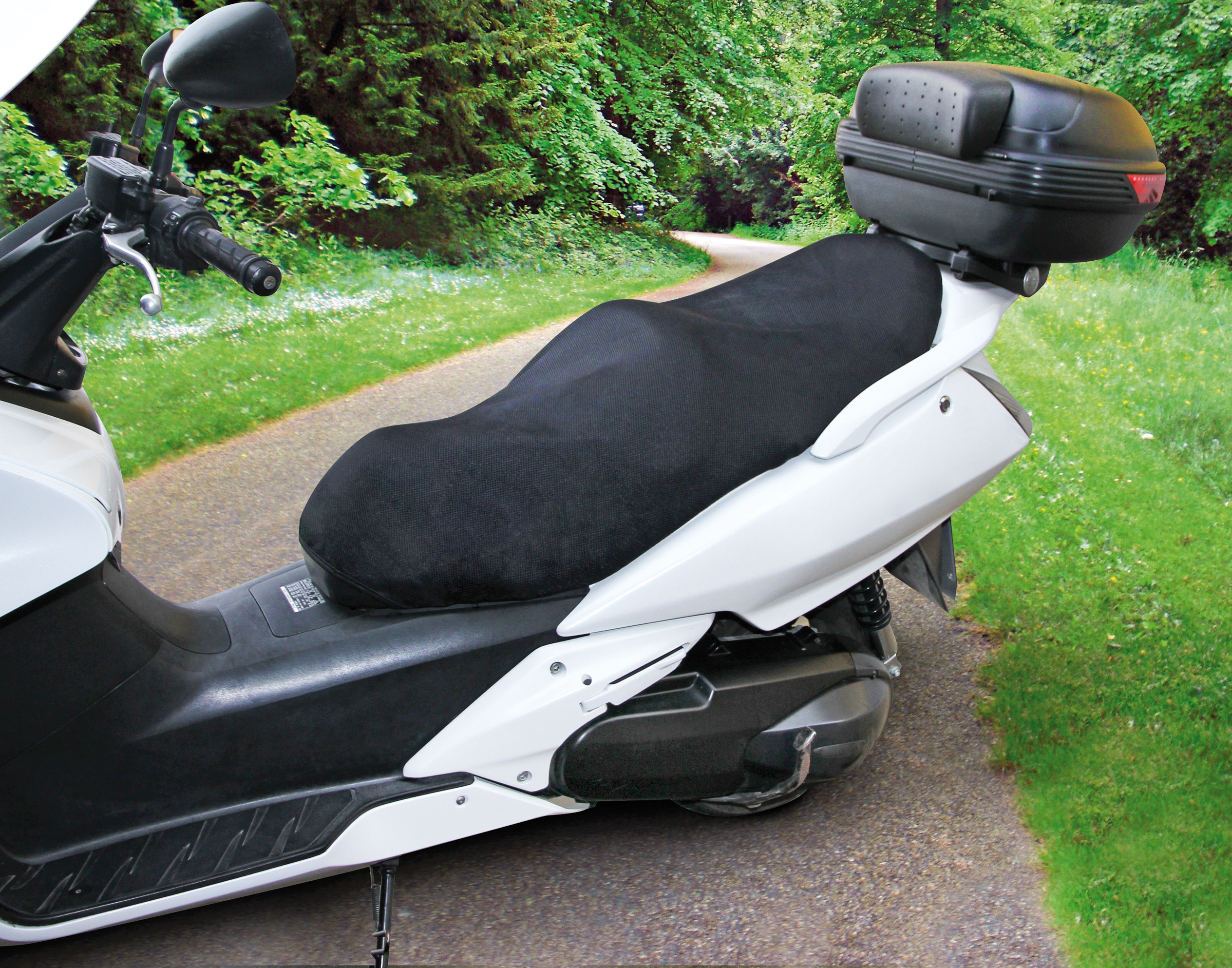 Air-Grip, coprisella per maxi-scooter - L - 74x100 cm - immagine 3