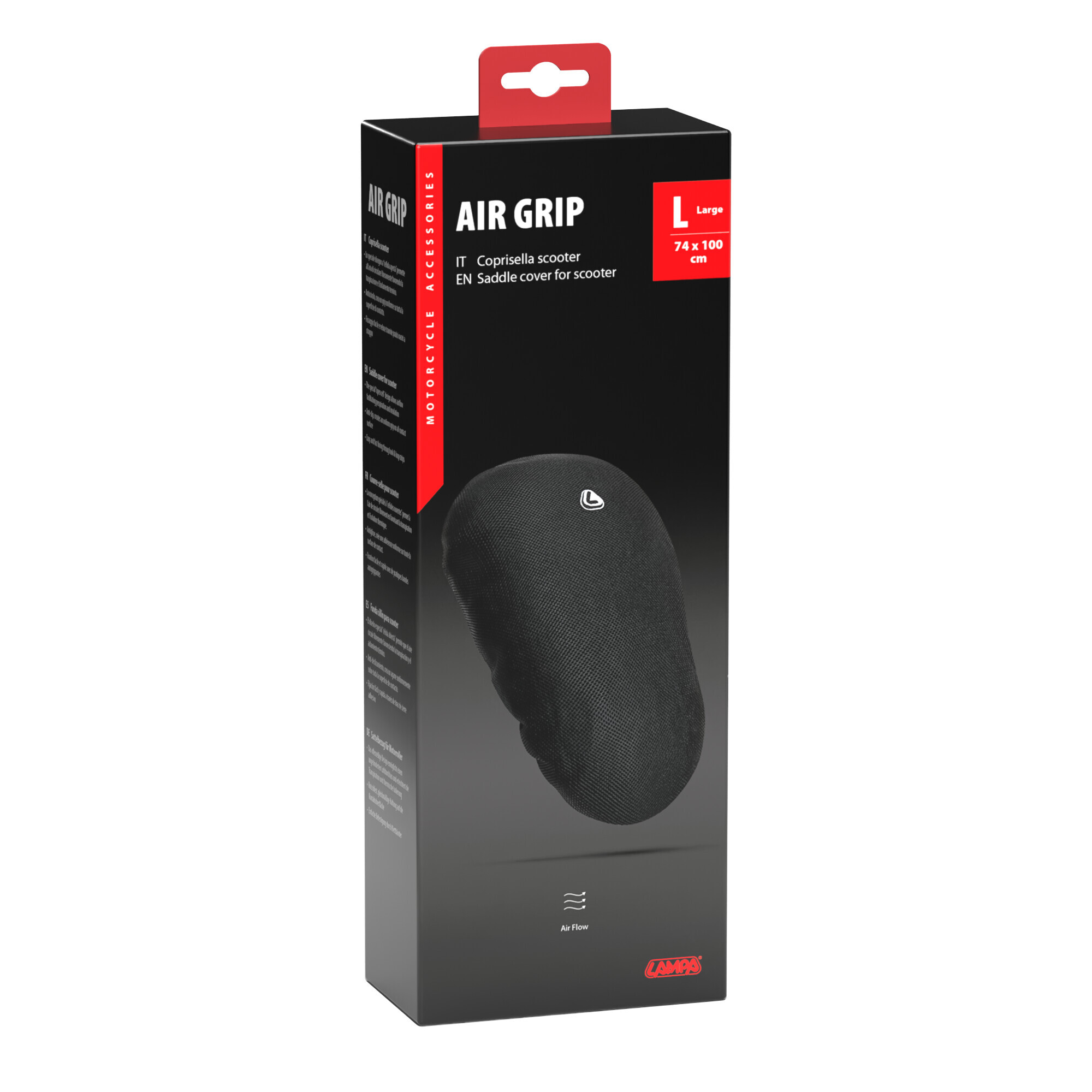 Air-Grip, coprisella per maxi-scooter - L - 74x100 cm - immagine 2
