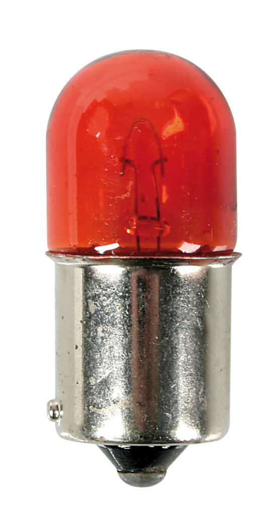 12V Lampada sferica - RY10W - 10W - BAU15s - 2 pz  - Scatola - Arancio