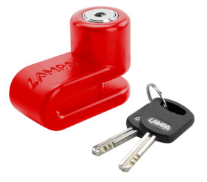 Pinch, lucchetto bloccadisco - Perno Ø 5,5 mm - Rosso