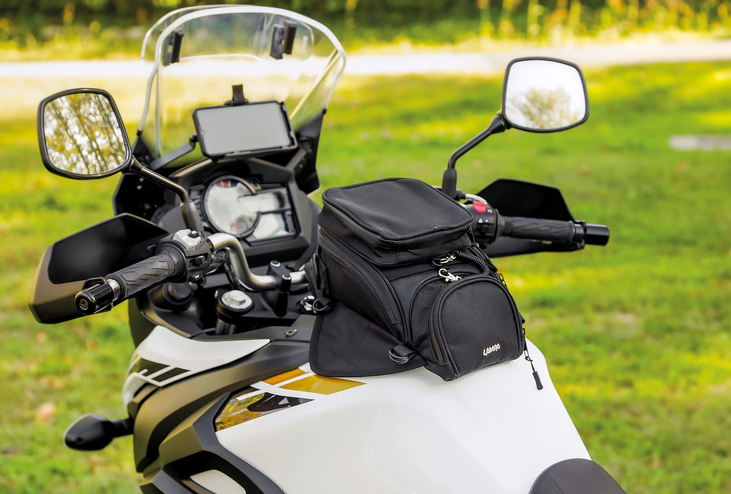 T-Voyager 4 in 1 Tank-Bag, borsa magnetica per serbatoio con kit 3 borselli intercambiabili - immagine 7