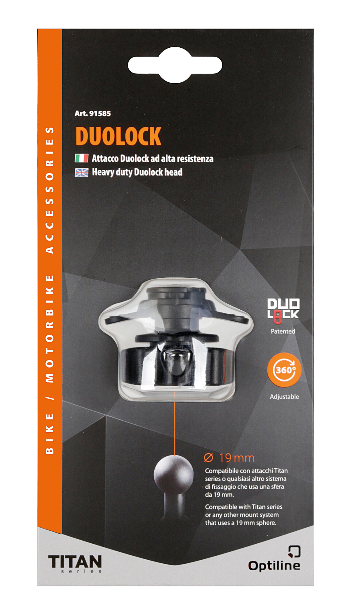 Titan Duolock, attacco ad alta resistenza con testa in metallo pressofuso. Dado maggiorato 5 Titan Duolock, attacco ad alta resistenza con testa in metallo pressofuso. Dado maggiorato - immagine 5