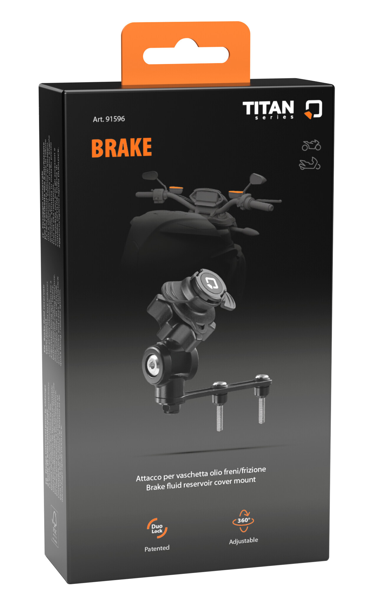 Titan Brake, supporto con attacco per vaschetta olio freni/frizione 5 Titan Brake, supporto con attacco per vaschetta olio freni/frizione - immagine 5