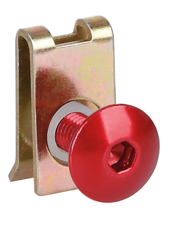 Clip Fit-Kits, kit clip di fissaggio per carene (5 MA) - 10 pz - Rosso - immagine 2