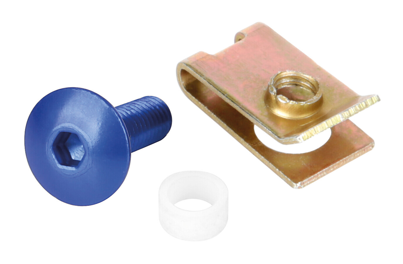 Clip Fit-Kits, kit clip di fissaggio per carene (5 MA) - 10 pz - Blu