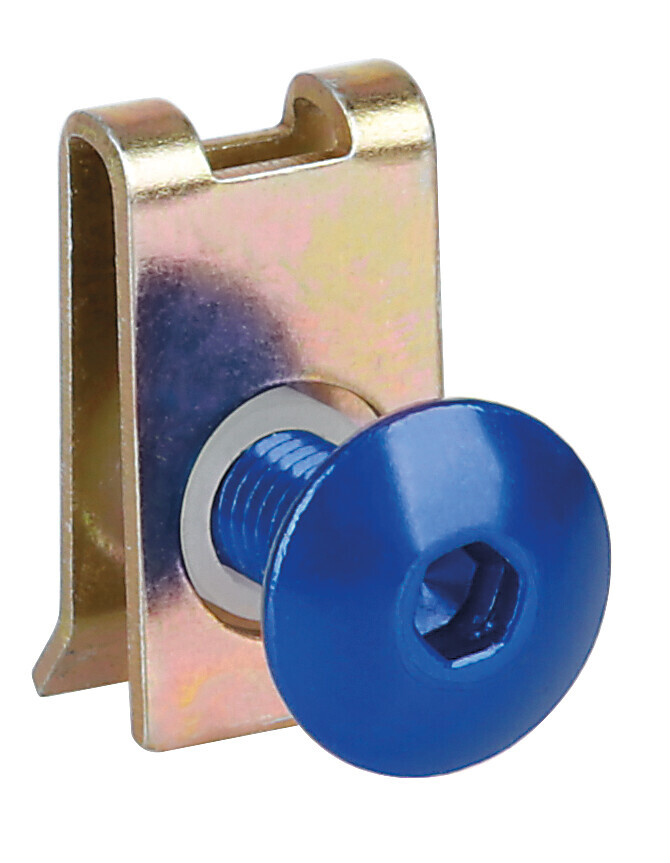 Clip Fit-Kits, kit clip di fissaggio per carene (5 MA) - 10 pz - Blu - immagine 2