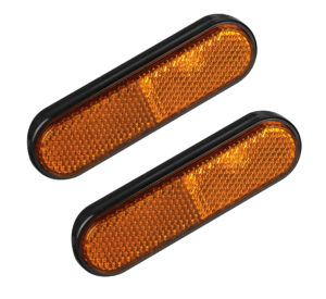 Catarifrangenti adesivi per forcelle, 2 pz