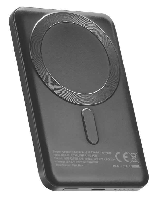 Mag Power 5000, caricabatterie portatile compatibile con Mag Case Optiline e tecnologia MagSafe