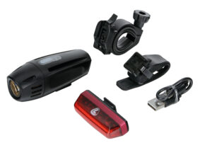 Power, set fanale anteriore + posteriore a Led, ricaricabili USB