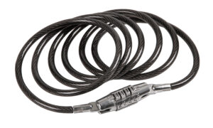 Cavo antifurto in acciaio a spirale Ø 6 mm - 160 cm