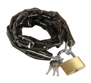 Catena antifurto con lucchetto - 90 cm