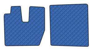 Coppia tappeti in Skeentex - Blu - compatibile per Iveco S-Way (06/24>)