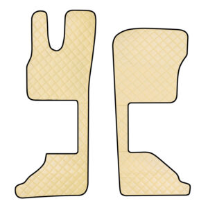Coppia tappeti in Skeentex - Panna - compatibile per Daf XG (06/21>) sedile pass. pneumatico - Daf XG+ (06/21>) sedile pass. pneumatico