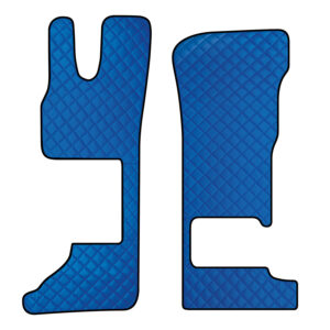 Coppia tappeti in Skeentex - Blu - compatibile per Daf XG (06/21>) sedile pass. pieghevole - Daf XG+ (06/21>) sedile pass. pieghevole