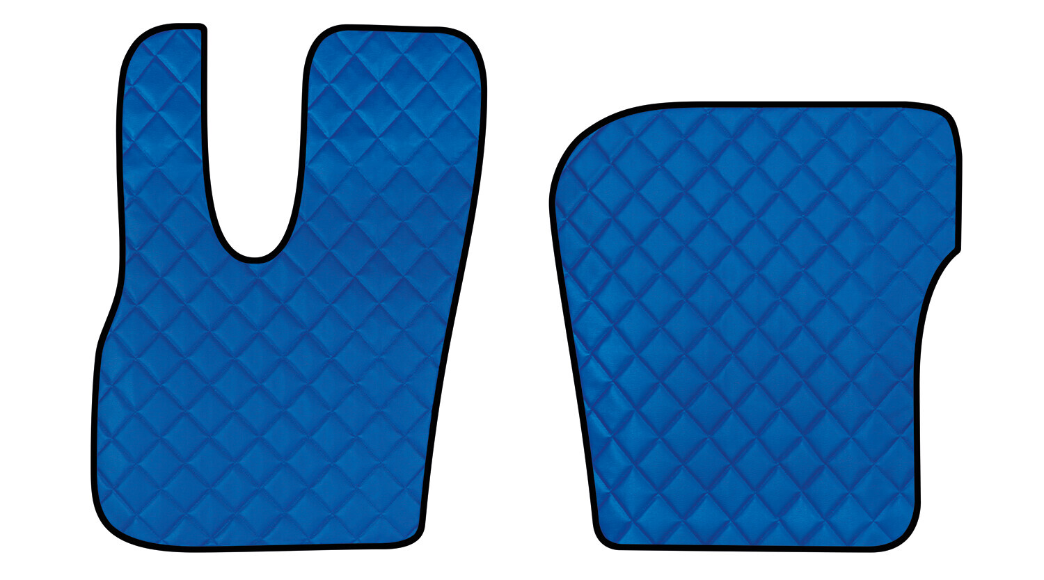 Coppia tappeti in Skeentex - Blu - compatibile per Daf XF (06/21>)