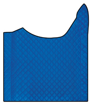 Tappeto centrale in Skeentex - Blu - compatibile per Daf XG (06/21>)  - Daf XG+ (06/21>)